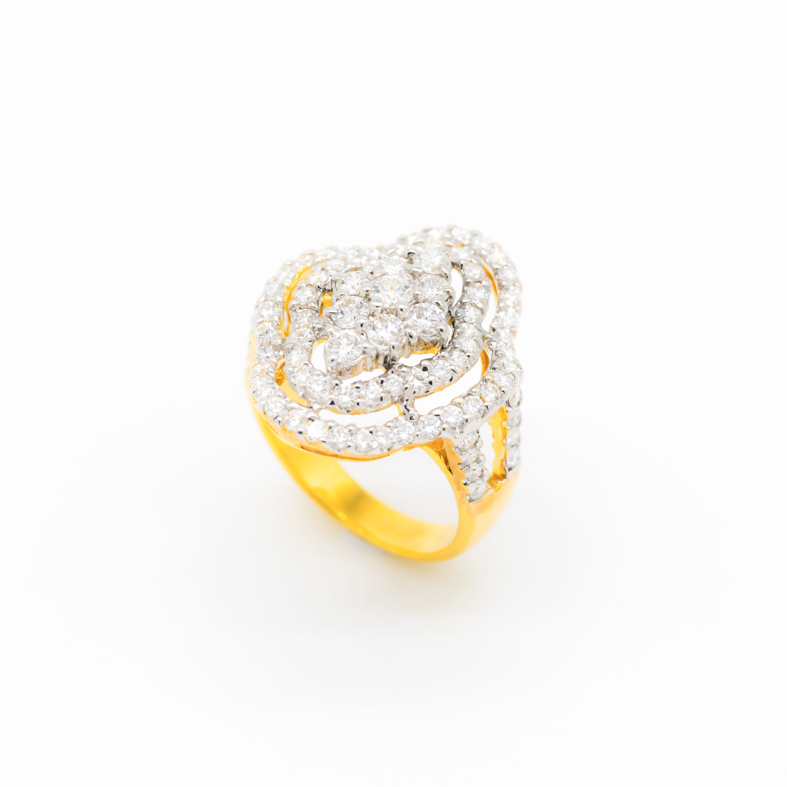QHK02512 แหวนเพชร | ลายแฟนซี - Image 1