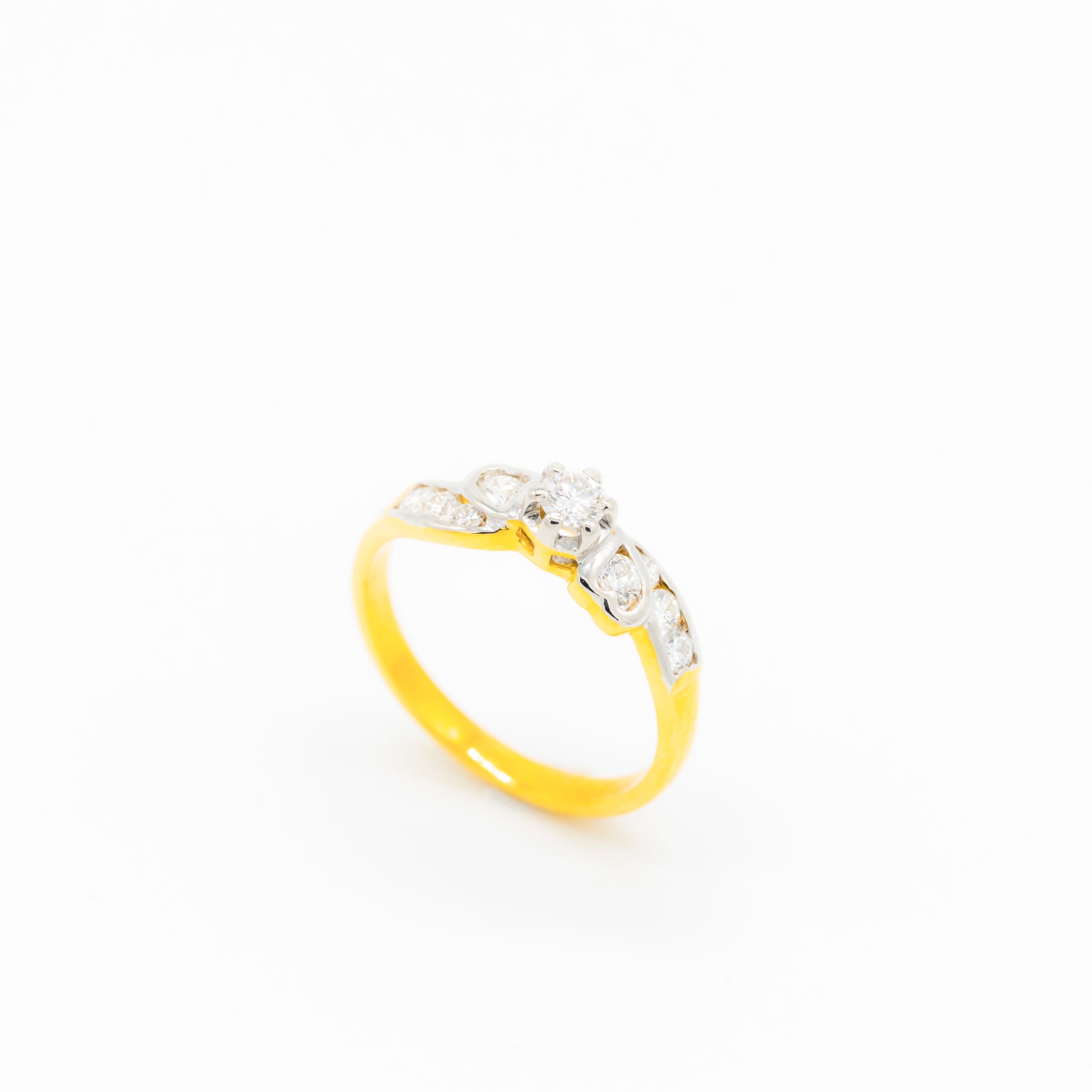 QHK02523 แหวนเพชร | ลายแฟนซี - Image 1