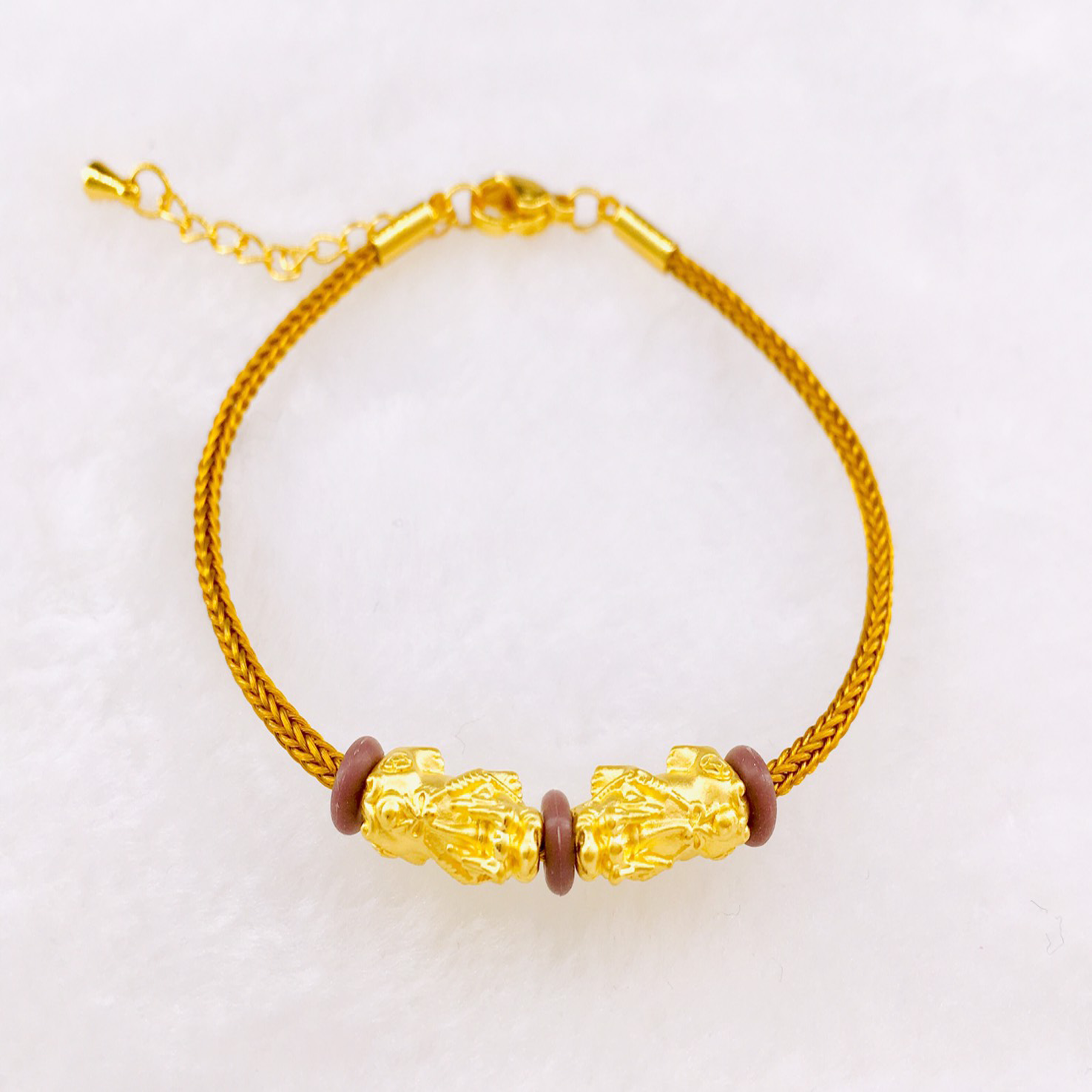 PY-B-06-1599 ปี่เซียะ | 0.6กรัม | สลิงสีทอง - Image 1