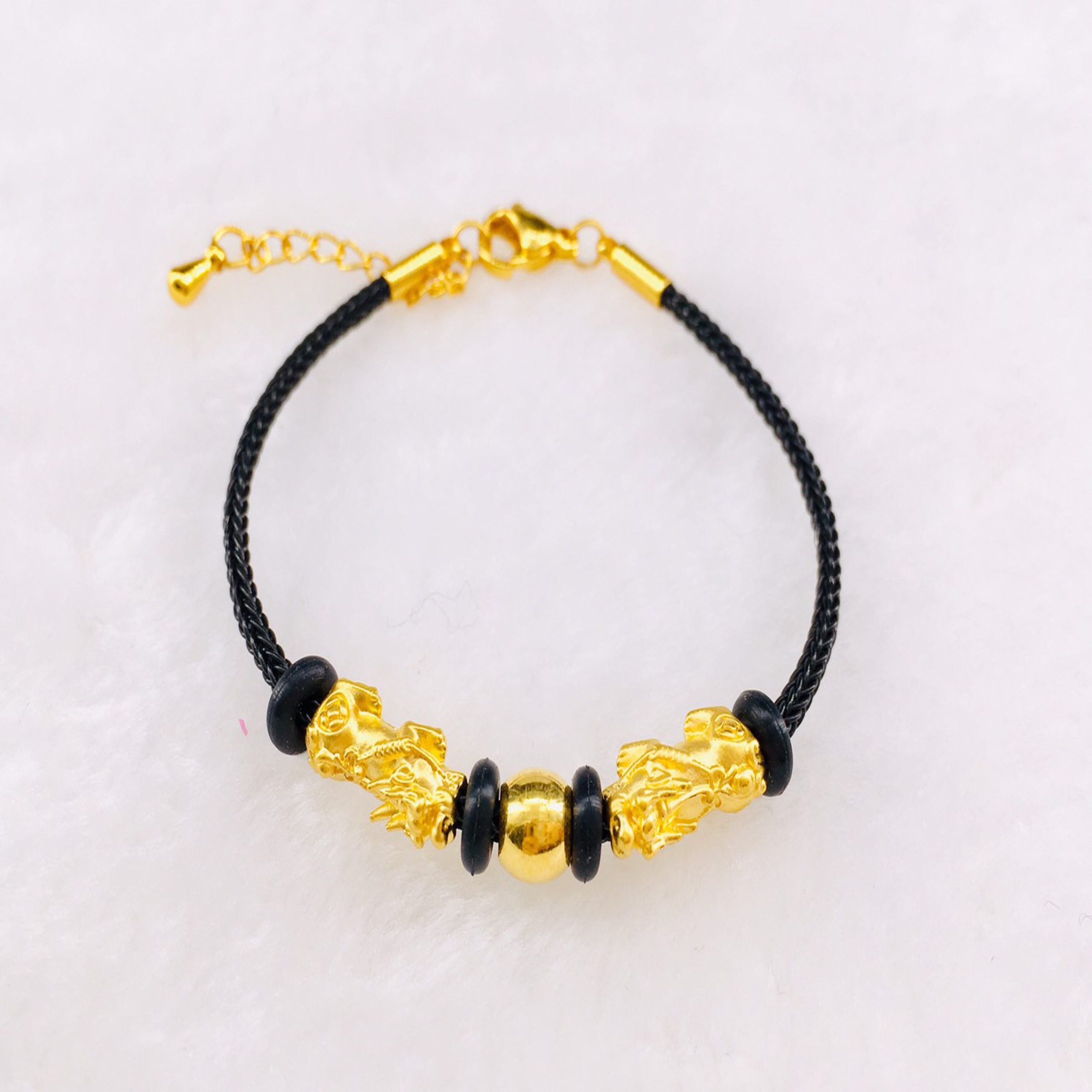 PY-BL-08-1899 ปี่เซียะ | 0.8กรัม | สลิงสีดำ - Image 1