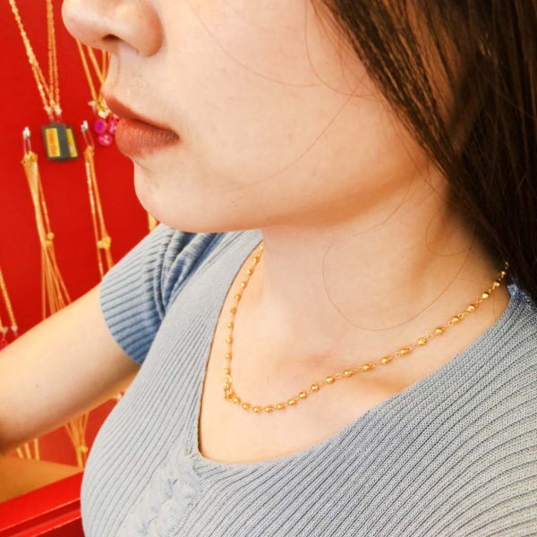 สร้อยคอทอง | 1สลึง | ประคำเงา - Image 4