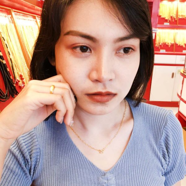 สร้อยคอทอง | 1สลึง | โซ่แบนตัน - Image 3