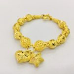 สร้อยข้อมือทอง | 2บาท | ปะคำขัดทรายบิหนะทรงเครื่อง
