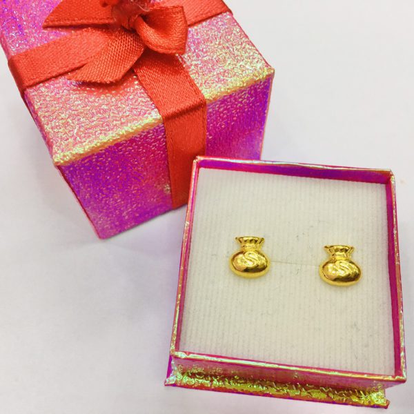 ต่างหูทอง | 1 กรัม | แฟนซี